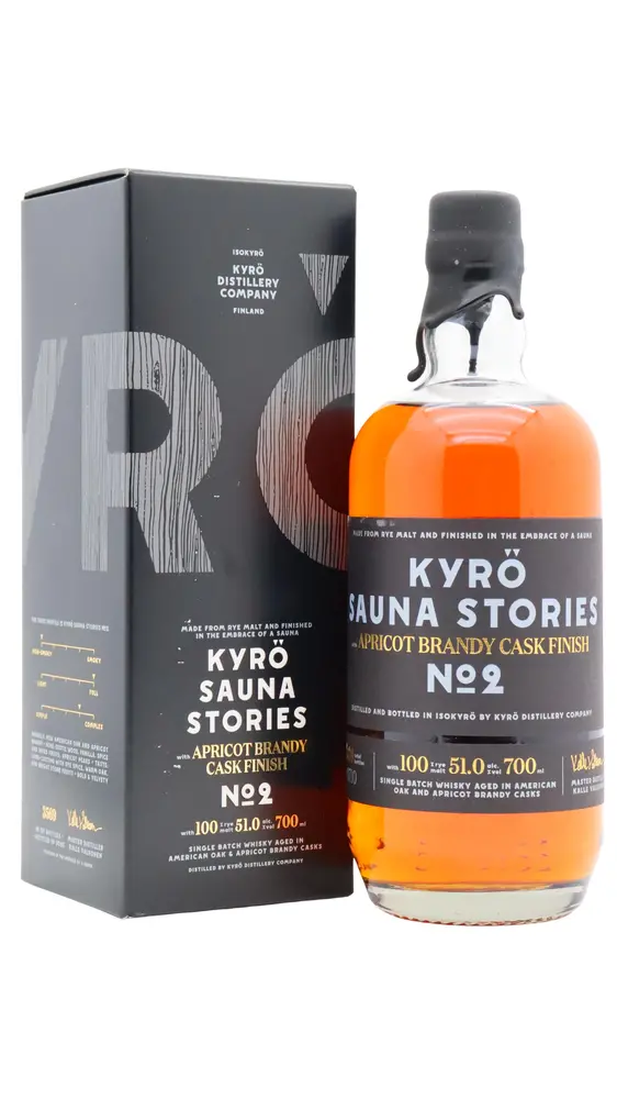Kyro - Sauna Stories No. 2 Apricot Brandy Cask Whisky 70cl 51% ABV0