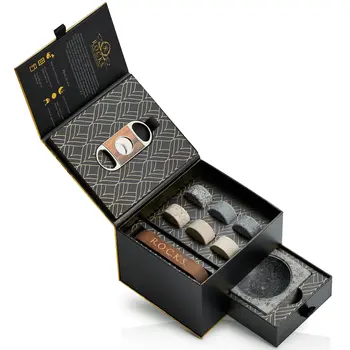 ROCKS - Whisky Chilling Stones Set Cigar Aficionado Edition