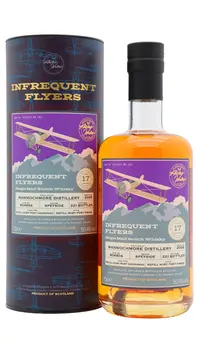 Mannochmore - 17 year old Infrequent Flyers Single Ruby Port Cask #804804 2008 Whisky 70cl 50.4% ABV0