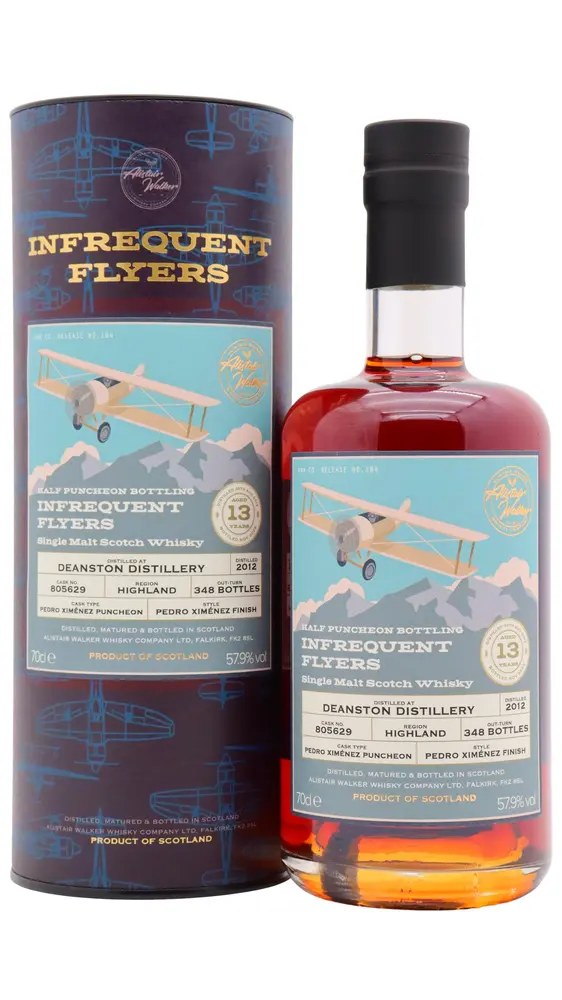 Deanston - 13 year old Infrequent Flyers Single Pedro Ximenez Sherry Cask #805629 2012 Whisky 70cl 57.9% ABV0