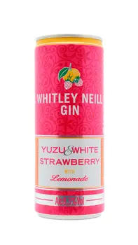 Whitley Neill - Yuzu & Strawberry Gin & Lemonade Cocktail 25cl 8.3% ABV0