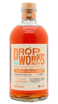 Drop Works - Distiller's Drop #002 Bordeaux Red Wine Cask Rum 70cl 50.7% ABV0