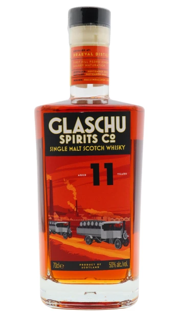 Braeval - 10 year old Glaschu Pedro Ximenez Cask Matured Single Malt Scotch 2014 Whisky 70cl 50% ABV0