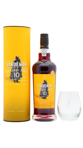 Sandeman - 10 year old Tawny Port 75cl 20% ABV (Includes Branded Glass)