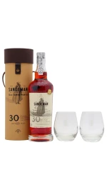 Sandeman - 30 year old Tawny Port 75cl 20% ABV (Includes Branded Glasses)