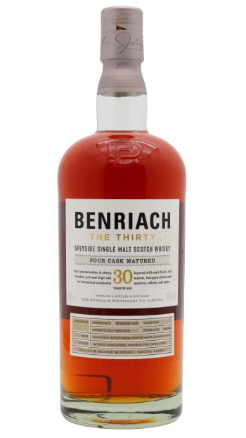 Benriach - 30 year old The Thirty Speyside Single Malt Scotch Whisky 70cl 46% ABV (Unboxed)