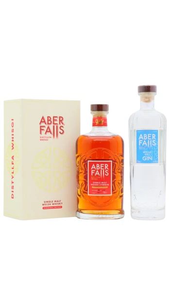 Aber Falls - Inaugural Release Single Malt Whisky & Dry Gin 70cl x 2 46% ABV Bundle