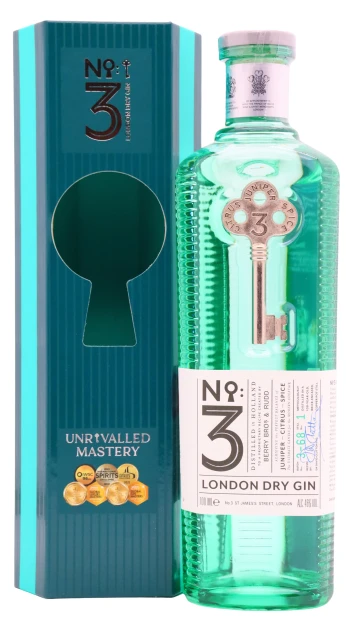 No. 3 - London Dry Gin 70cl 46% ABV & Gift Box