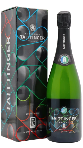 Taittinger - World Cup 2026 Limited Edition Brut Reserve NV Champagne 75cl 12.5% ABV (Gift Box)