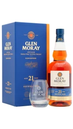 Glen Moray - 21 year old Elgin Heritage Speyside Single Malt Scotch Whisky 70cl 46.3% ABV (Includes Branded Glass)