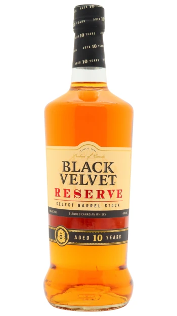 Black Velvet - 10 year old Reserve Blended Canadian Whisky 100cl 40% ABV (1 Litre)