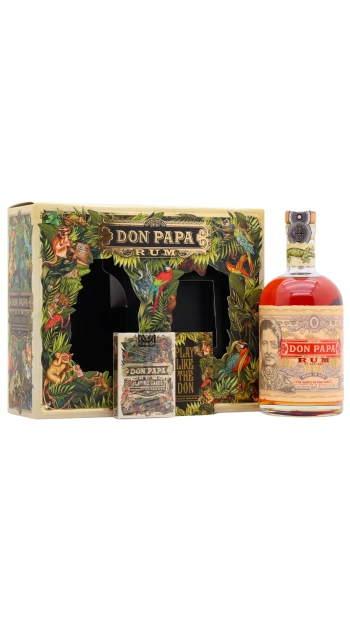 Don Papa - 7 year old Single Island Filipino Rum 70cl 40% ABV Playing Cards Gift Pack
