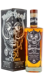 Motorhead - 12 year old 50 Years Of Rock & Roll Heavily Peated Highland Single Malt Scotch Whisky 70cl 58% ABV
