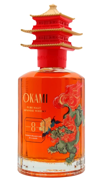 Okami - 8 year old Pure Malt Japanese Whisky 70cl 40% ABV