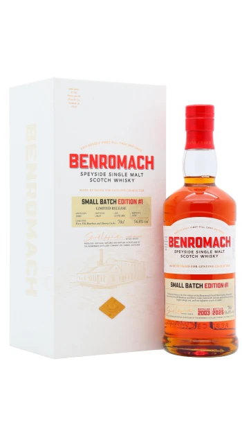 Benromach - 22 year old Small Batch Edition #1 Single Malt Scotch 2003 Whisky 70cl 56% ABV