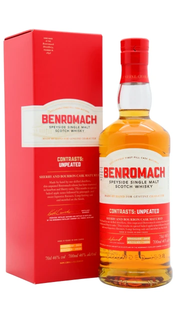Benromach - 9 year old Contrasts - Unpeated Single Malt Scotch 2014 Whisky 70cl 46% ABV