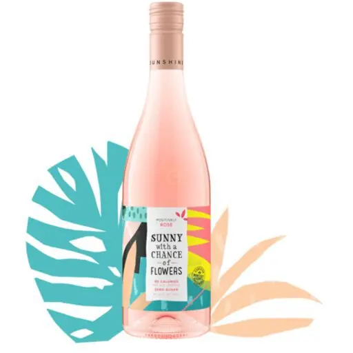 Sunny With A Chance Of Flowers Rose 750ml