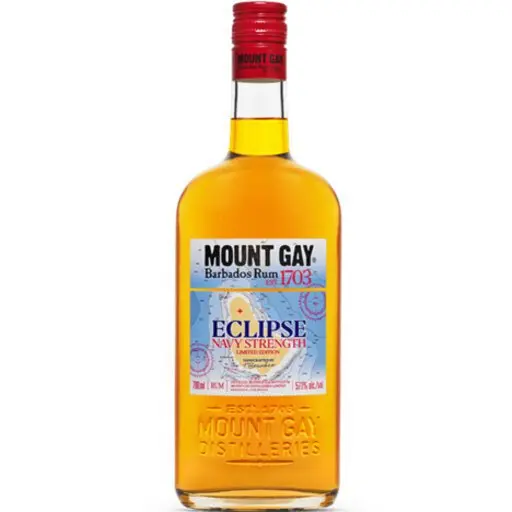 Mount Gay Eclipse Gold Navy Strength Rum 750ml