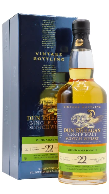 Bunnahabhain - 22 year old Dun Bheagan Single Malt Scotch 1989 Whisky 70cl 45.1% ABV