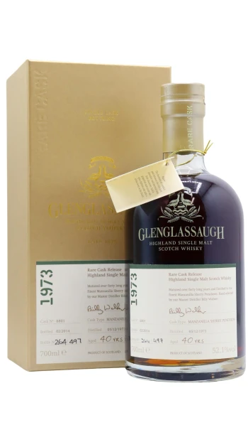 Glenglassaugh - 40 year old Rare Cask Release #6801 1973 Whisky 70cl 52.1% ABV