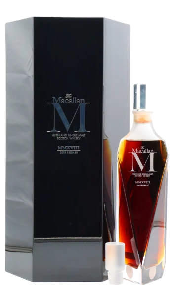 The Macallan - 1824 Master Series - M Decanter 2018 Release Single Malt Scotch Whisky 70cl 44.5% ABV