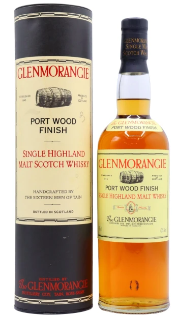 Glenmorangie - 12 year old Port Wood Finish Single Malt Scotch Whisky 70cl 43% ABV (Old Bottling)