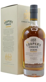 Macduff - 7 year old Cooper's Choice - Single Sherry Cask #9604 2008 Whisky 70cl 46% ABV