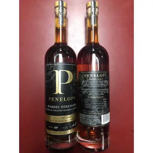 Penelope 9 Year Aged Private Select Barrel Strength Straight Bourbon 750ml