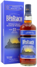 Benriach - 22 year old Moscatel Cask Finish Single Malt Scotch Whisky 70cl 46% ABV