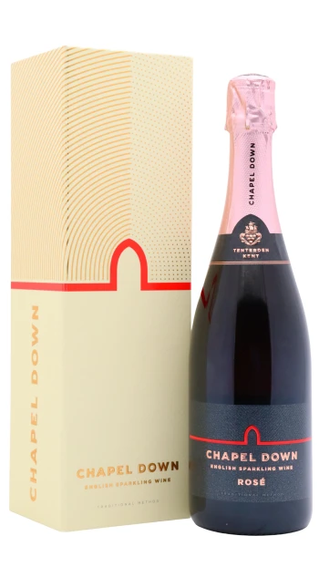 Chapel Down - Rose English Sparkling Wine 75cl 12% ABV (Gift Box)