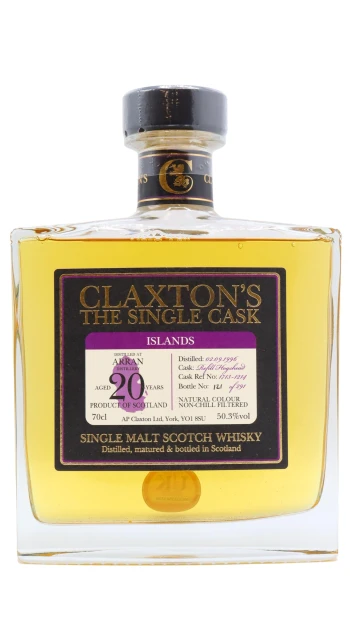 Arran - 20 year old Claxton's Single Cask #17131214 1996 Whisky 70cl 50.3% ABV