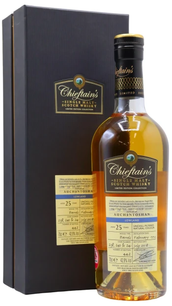 Auchentoshan - 25 year old Chieftain's Single Malt Scotch 1993 Whisky 70cl 42.9% ABV