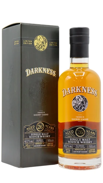 Auchentoshan - 26 year old Darkness - Sherry Cask Finish Single Malt Scotch Whisky 50cl 40.2% ABV