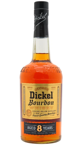 George Dickel - 8 year old Handcrafted Small Batch Bourbon Whiskey 75cl 45% ABV