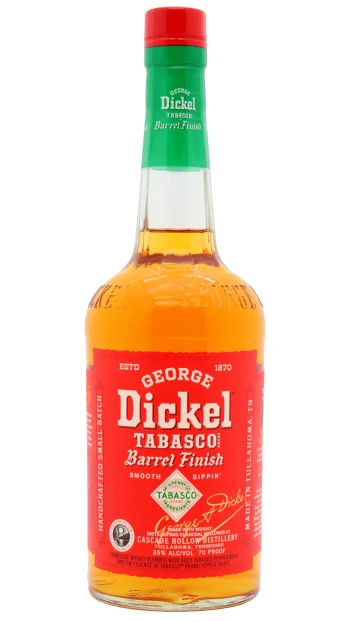 George Dickel - Tobasco Barrel Finish Tennessee Whiskey 75cl 35% ABV