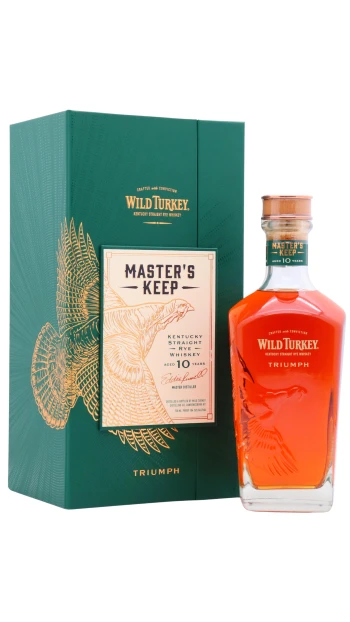 Wild Turkey - 10 year old Master's Keep Triumph Kentucky Straight Rye Whiskey 75cl 52% ABV