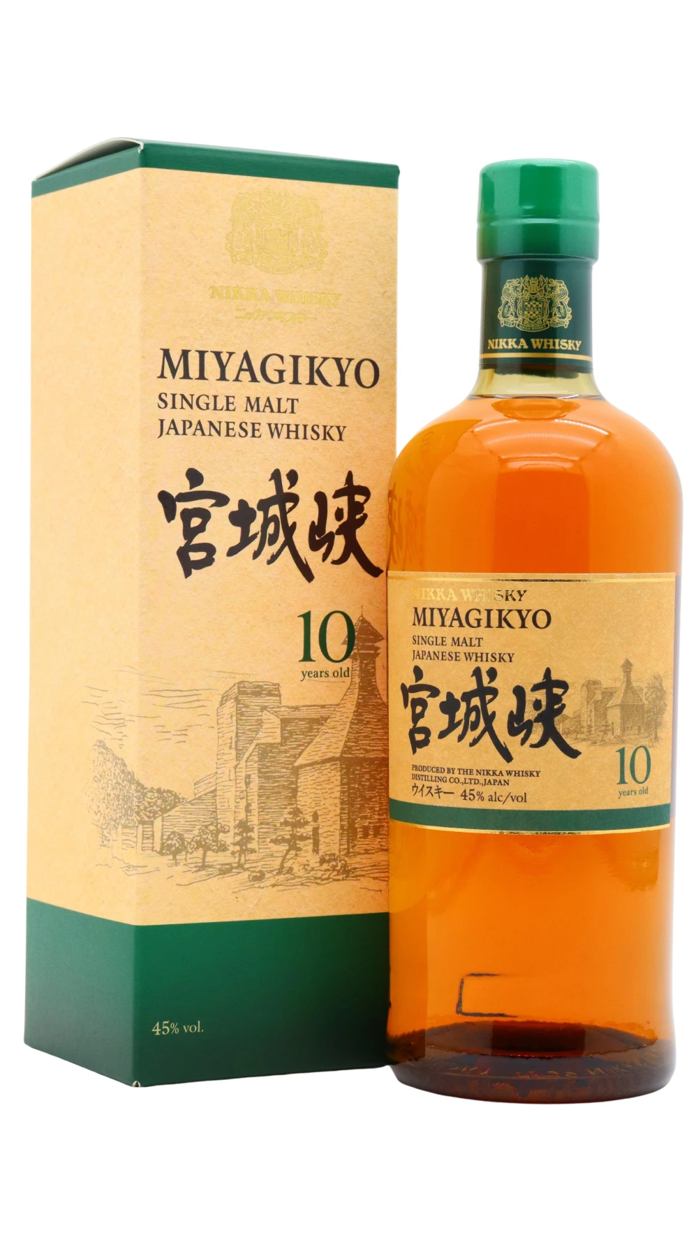 Nikka Miyagikyo - 10 year old Japanese Single Malt Whisky 70cl 45