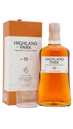 Highland Park - 18 year old Single Malt Scotch Whisky 70cl 43% ABV (Includes Branded Glass)