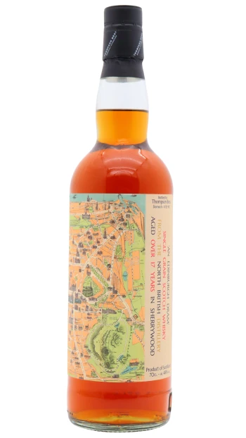 North British - 17 year old Thompson Bros 'An Ednburgh Dram' Single Grain Scotch 2008 Whisky 70cl 48% ABV