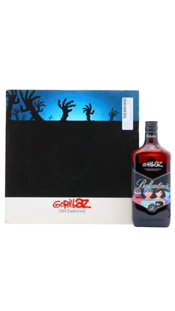 Ballantines - True Music Icons - Gorillaz Edition Blended Scotch Whisky 70cl 40% ABV (Includes Gorillaz Clint Eastwood 12 Vinyl)