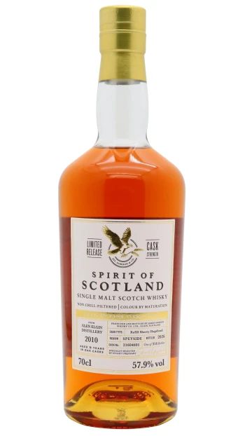 Glen Elgin - 15 year old Spirits Of Scotland Single Cask #21604601 2010 Whisky 70cl 57.9% ABV