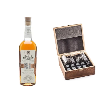 Basil Hayden's Bourbon Whiskey With Gift