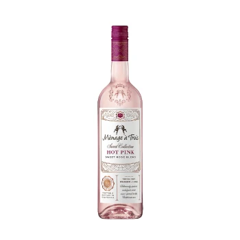 Menage A Trois Hot Pink Sweet Rose Blend Sweet Collection California 750ml