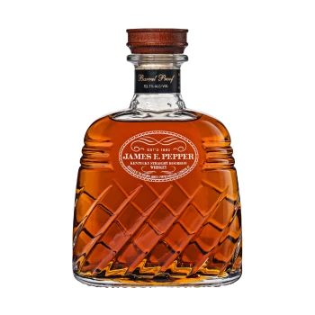 James E Pepper Bourbon Barrel Proof Decanter 750ml