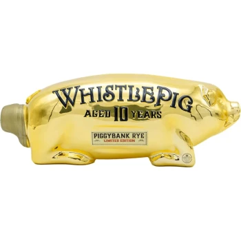 WhistlePig Limited Edition 10 Years Aged Piggybank Rye Gold Edition Whiskey 1L