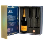 Veuve Clicquot Brut Champagne Gift Set with Glasses & Stopper – Exclusive Liquor Geeks Edition 750ml