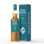 Glen Scotia Campbeltown Single Malt Scotch Whiskey – 10 Year Old Classic Malt | First-Fill Bourbon Cask Matured 750ml