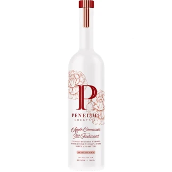 Penelope Cocktails Apple Cinnamon Old Fashioned Straight Bourbon & Rye Whiskey Maple Syrup and Bitters Ready to Drink 750ml
