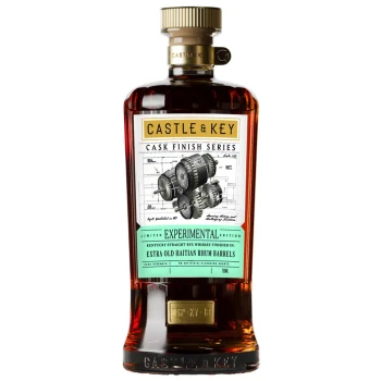 Castle & Key Experimental Series Rye Whiskey Finished in Extra Old Haitian Rhum Casks 750ml