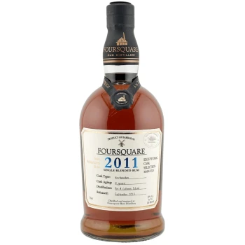 Foursquare 2011 Exceptional Cask Single Blended Rum 750ml